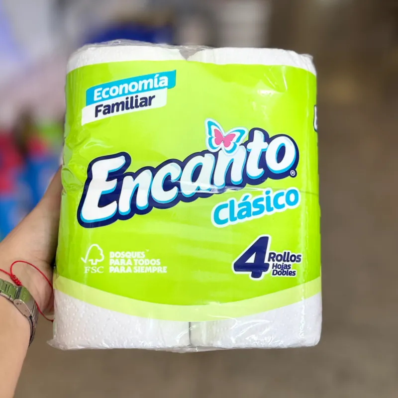 Papel sanitario Encanto 4 rollos