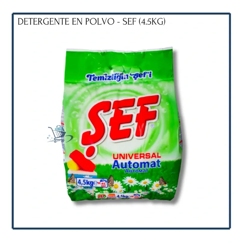 Detergente en Polvo Universal - Sef (4.5Kg)