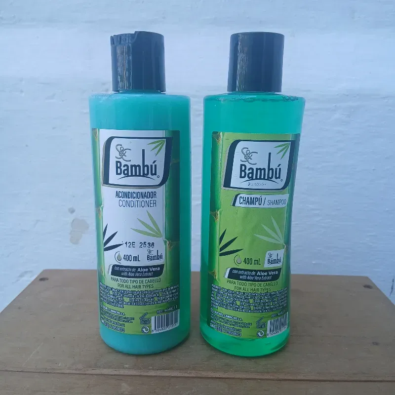 ‼️Set de champú y suavizador bambú ‼️