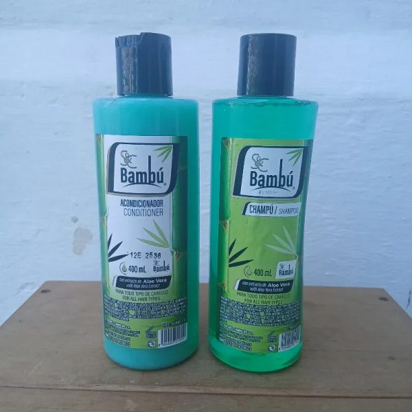 ‼️Set de champú y suavizador bambú ‼️