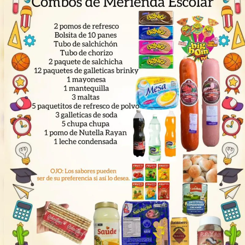 Combo Escolar