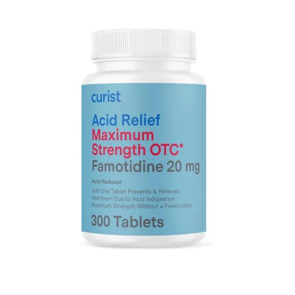 Famotidina de 20 mg, 300 Tabletas máxima concentración