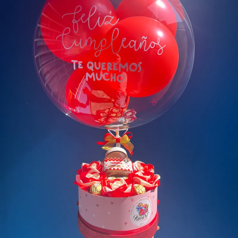 Cesta solitaria de nutella