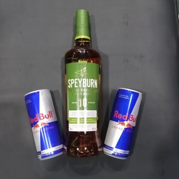 Speyburn Single Malt Scotch + 2 Energizantes