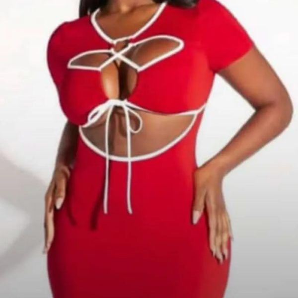 Vestido rojo corto