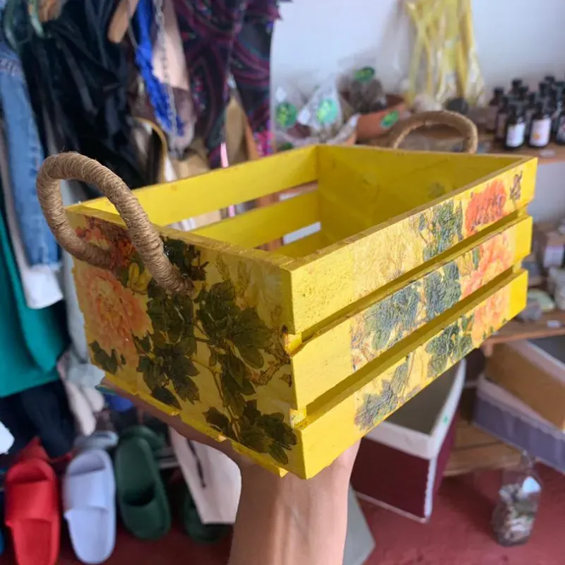 Caja organizadora de madera