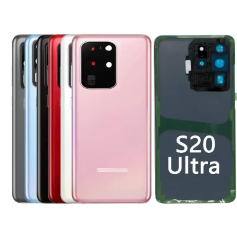 Tapa Trasera Cristal Samsung Galaxy S20 Ultra - NEGRA