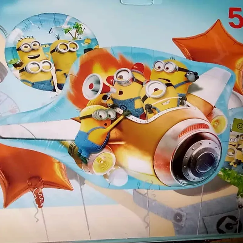 Set Globos Decoración "LOS MINIONS"
