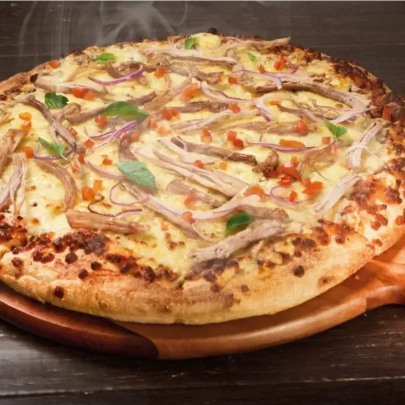 Pizza Familiar con Carne de Cerdo