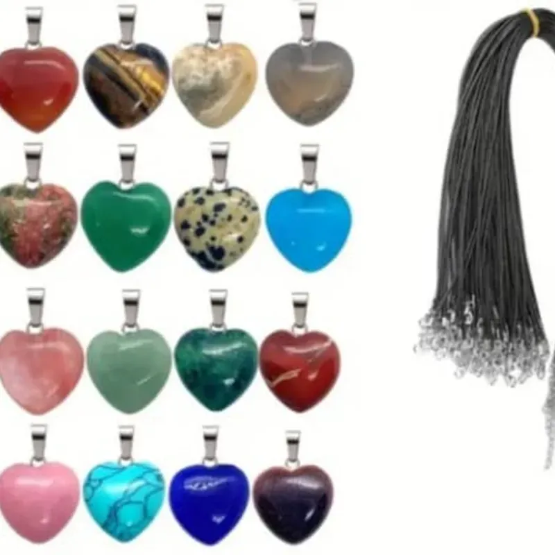 Colgante con dije de corazón