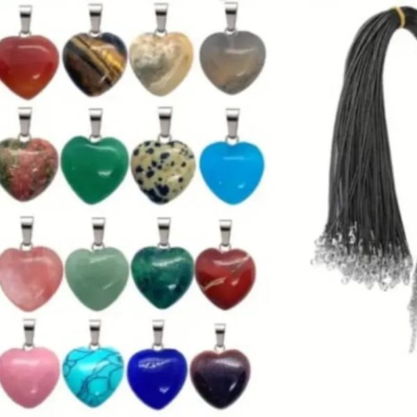 Colgante con dije de corazón