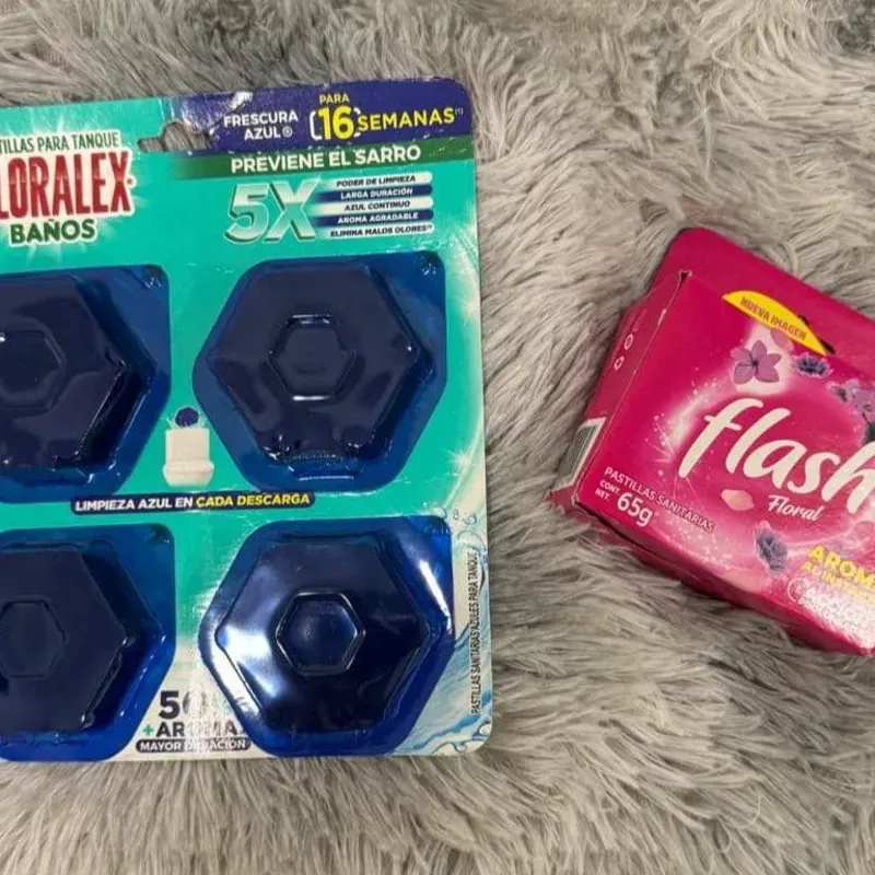 Kit de limpieza y aroma – Cloralex + Flash Floral Eficacia prolongada, fragancia intensa.