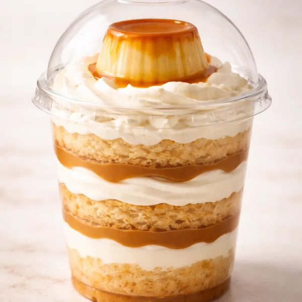 Vasos Domos (16 oz) Tres Leches con Flan