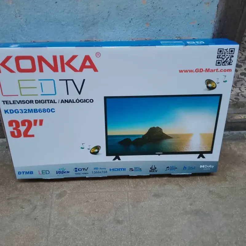 Televisor KONKA 32 pulgadas cajita interna
