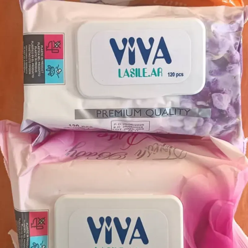 Toallas húmedas. 120u