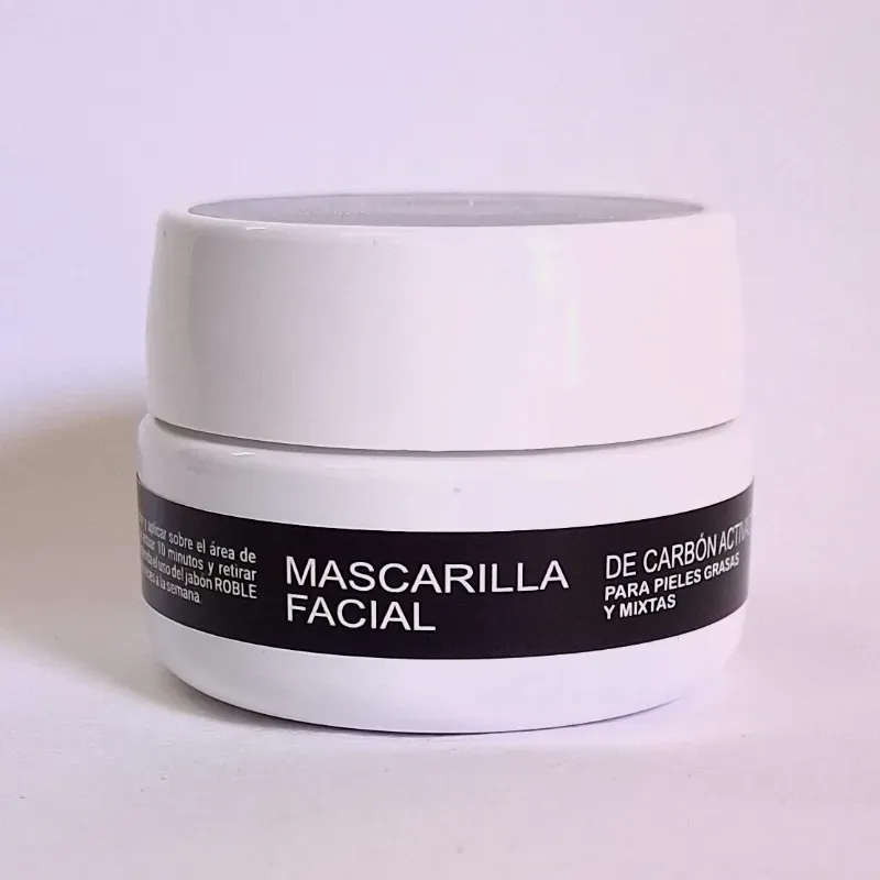 Mascarilla facial de Carbón Activado