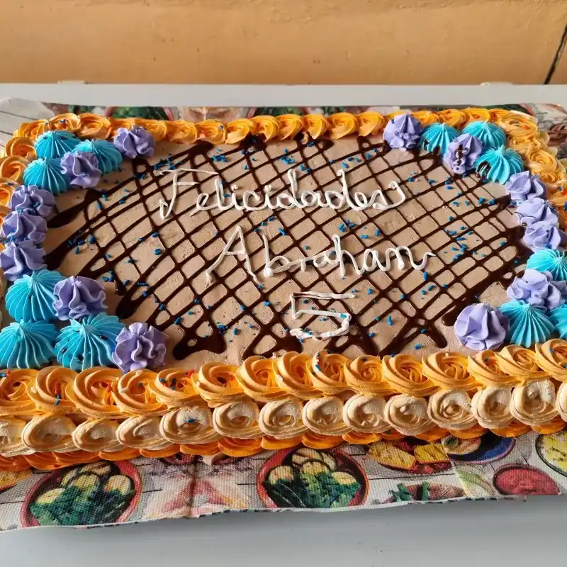 Cake cuadrado simple tamaño de bandeja de aluminio