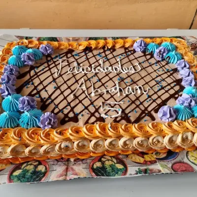 Cake cuadrado simple tamaño de bandeja de aluminio