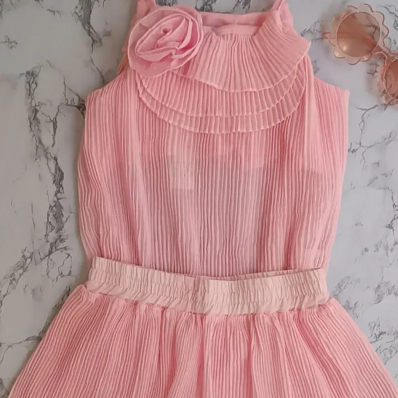 Juego short niña vestir (2 piezas)