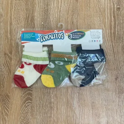 Set #1 de 3 pares de medias