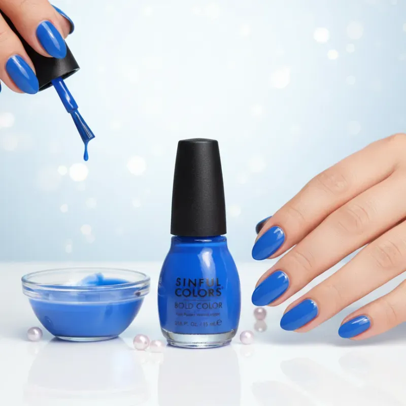 Pintura natural azul