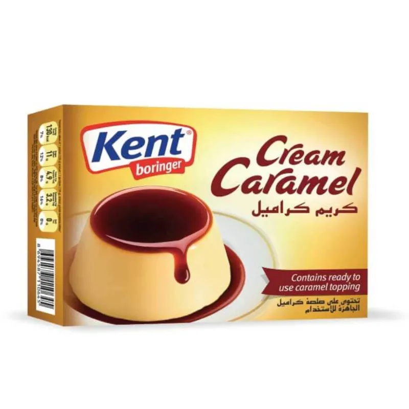 Flan con salsa de caramelo