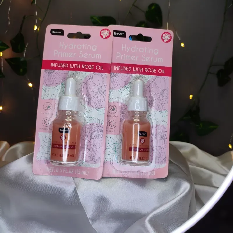 Primer y sérum hidratante de rosas