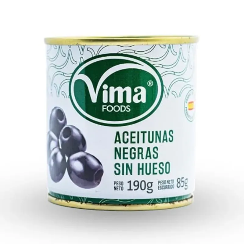 Aceitunas Negras S/Hueso 190G