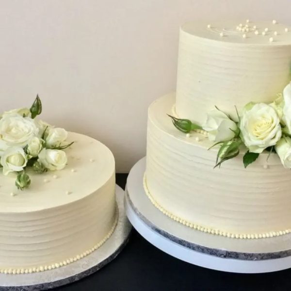 Cake de dos pisos de boda