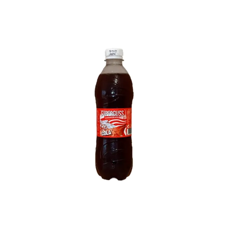 Refresco de Cola con Gas SUPER GUSS Pet 0.5L/12 Caja