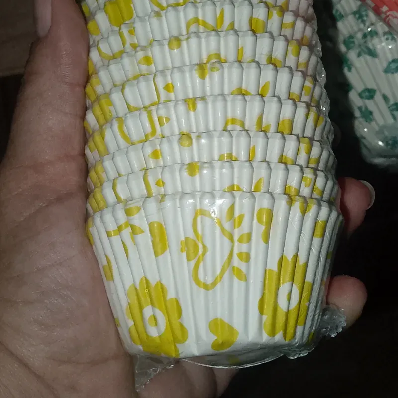 Capacillos (25-30u) amarillo estampado