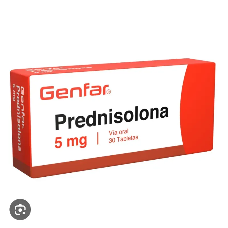 Prenisolona de 5mg