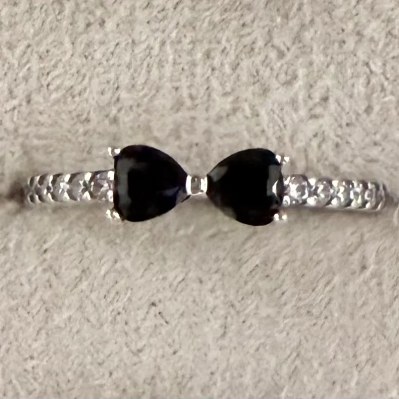 Anillo lazo negro