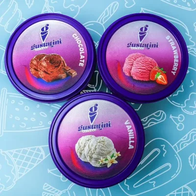 Potes de helado Gustatini 500 ml