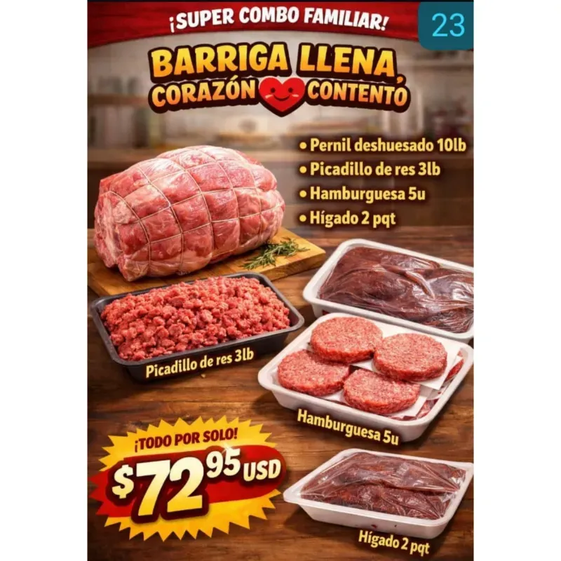 Combo #23(Todo en Carnes)