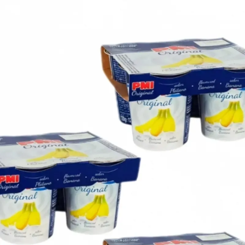 8 vasitos de yogurt