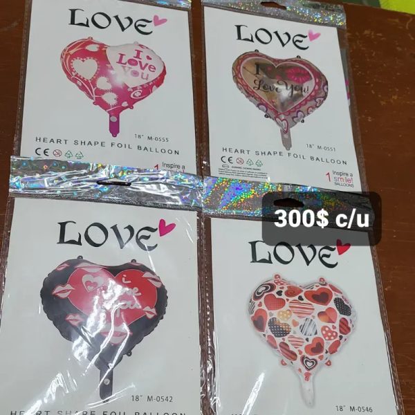 Globos dd corazones de 18 "