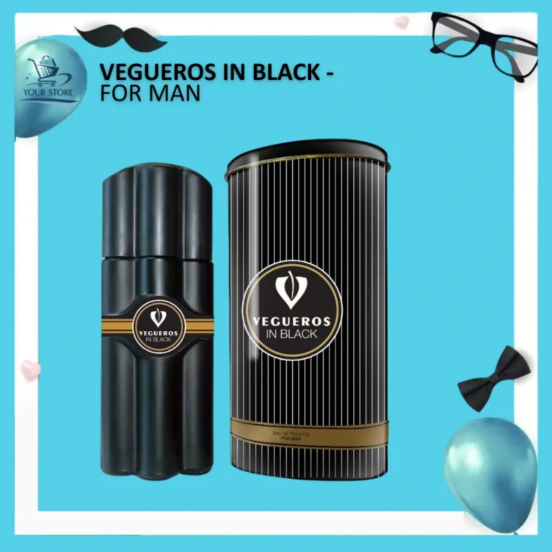 Vegueros in Black - for Men (100ml)