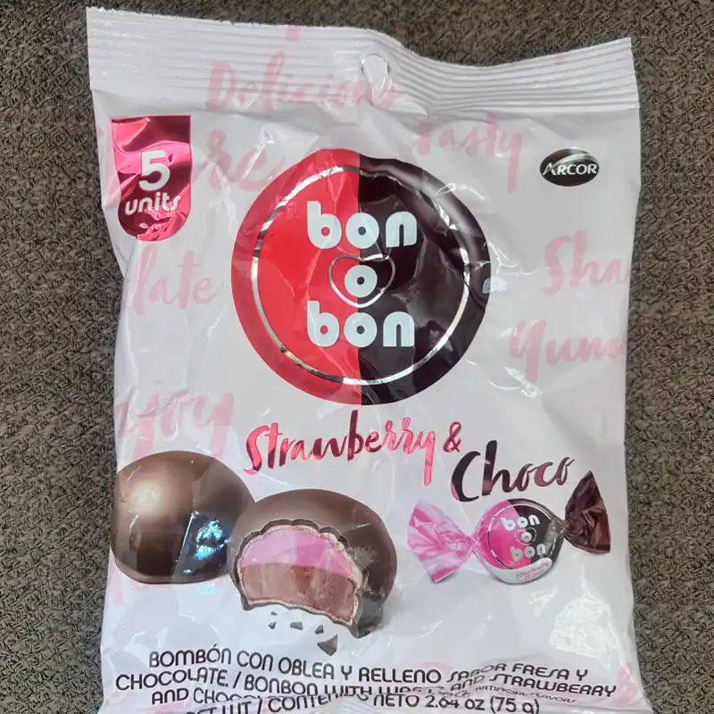 Bombones de fresa