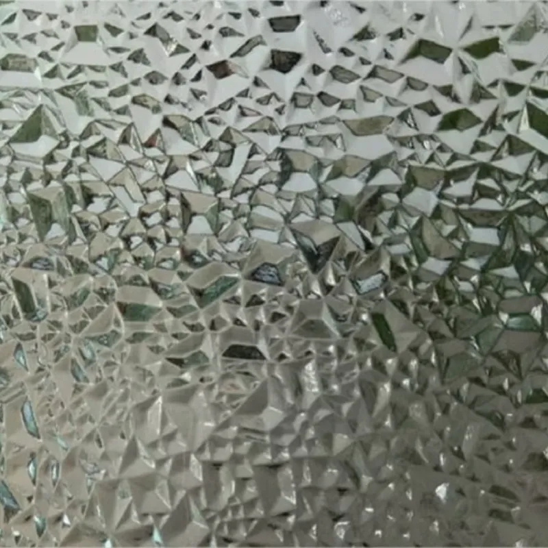 VIDRIO DE OBRA CLARO PUNTA DE DIAMANTE 5MM X 1830 X 2440 CM