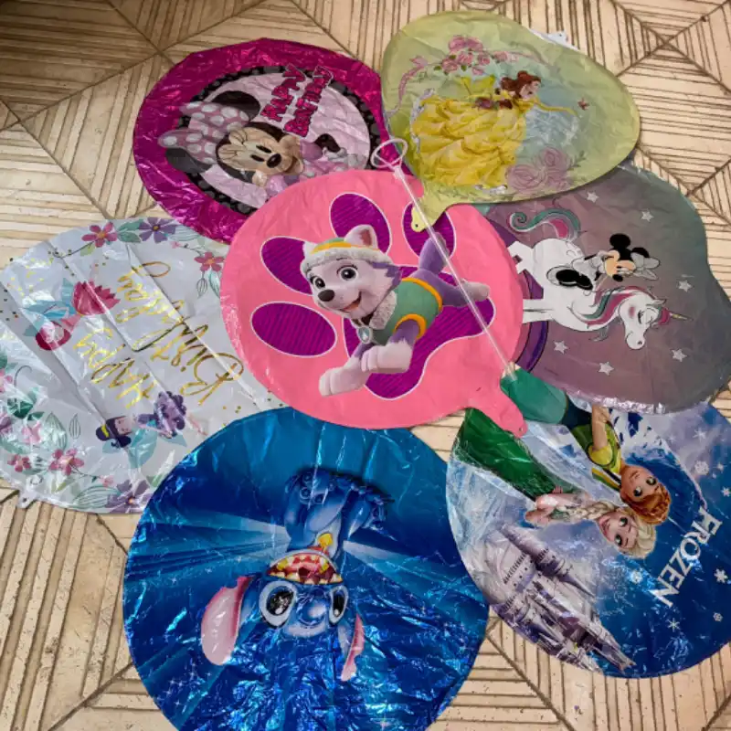 Globo para niña con porta globos