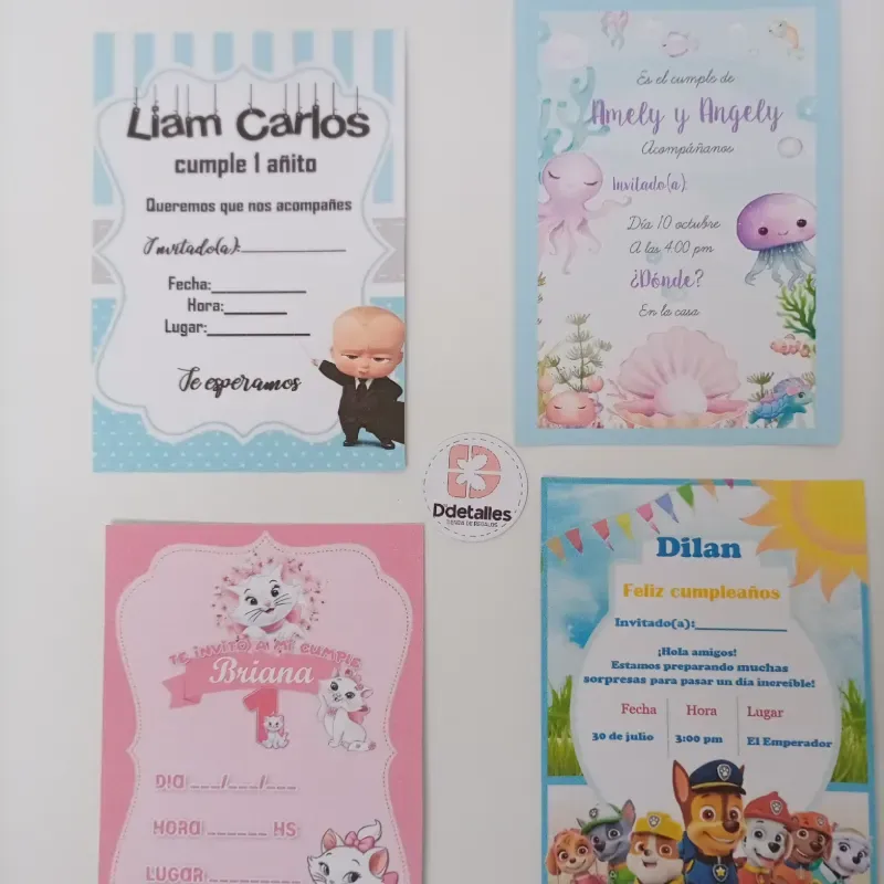 Invitación infantil