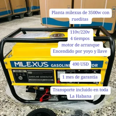 Planta eléctrica MILEXUS 3500w