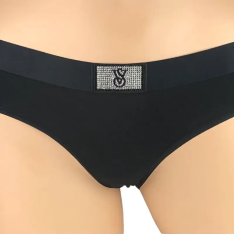 Victoria's Secret braga negra de algodón.