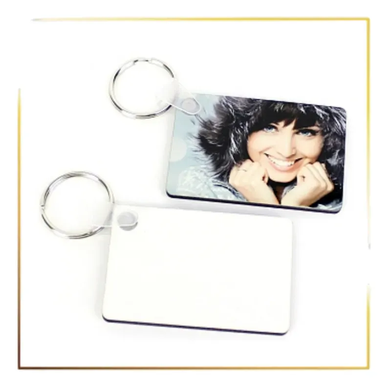 Llavero rectangular MDF