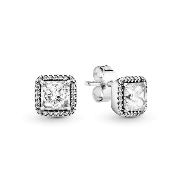 Aretes de Piedra Cuadrada