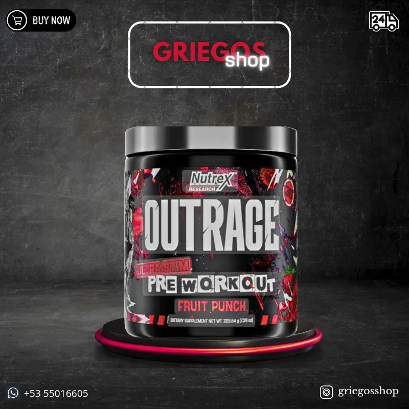 Outrage PRE-WORKOUT | "Nutrex" | 30 servicios