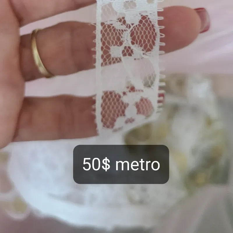 Encaje blanco 2 cm