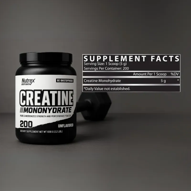 Creatina monohidratada NUTREX