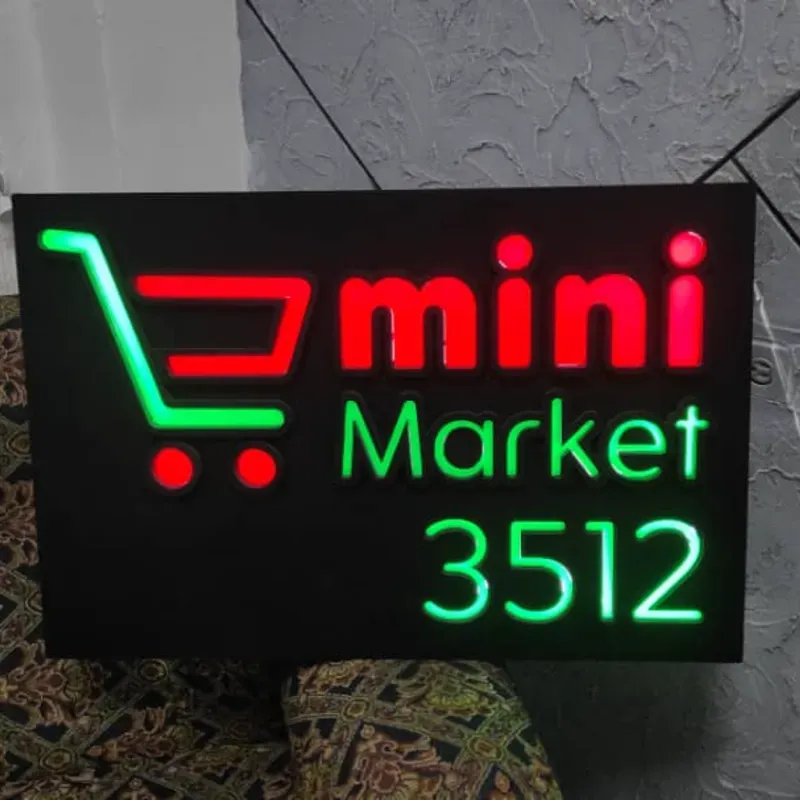 Cartel Lumínico 60cm